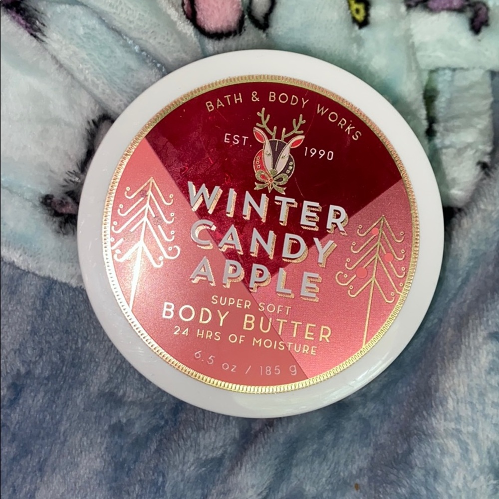 BBW winter candy apple NWT Body Butter